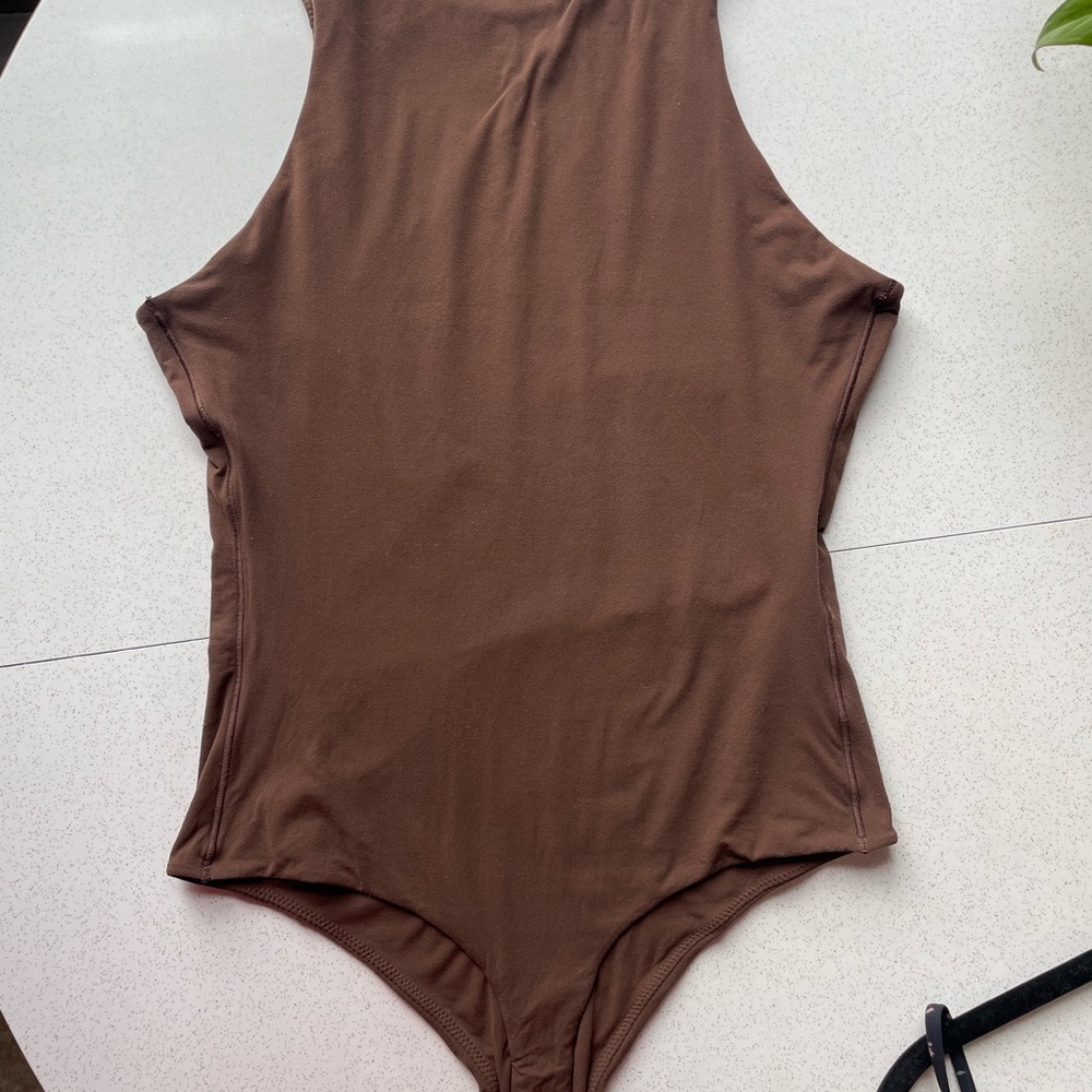 SKIMS Chocolate Brown Bodysuit